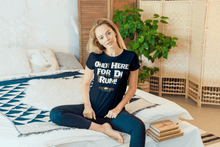 Load image into Gallery viewer, "Only Here for Di Rum" Slogan T-Shirt by Flat Cap Drinks Company