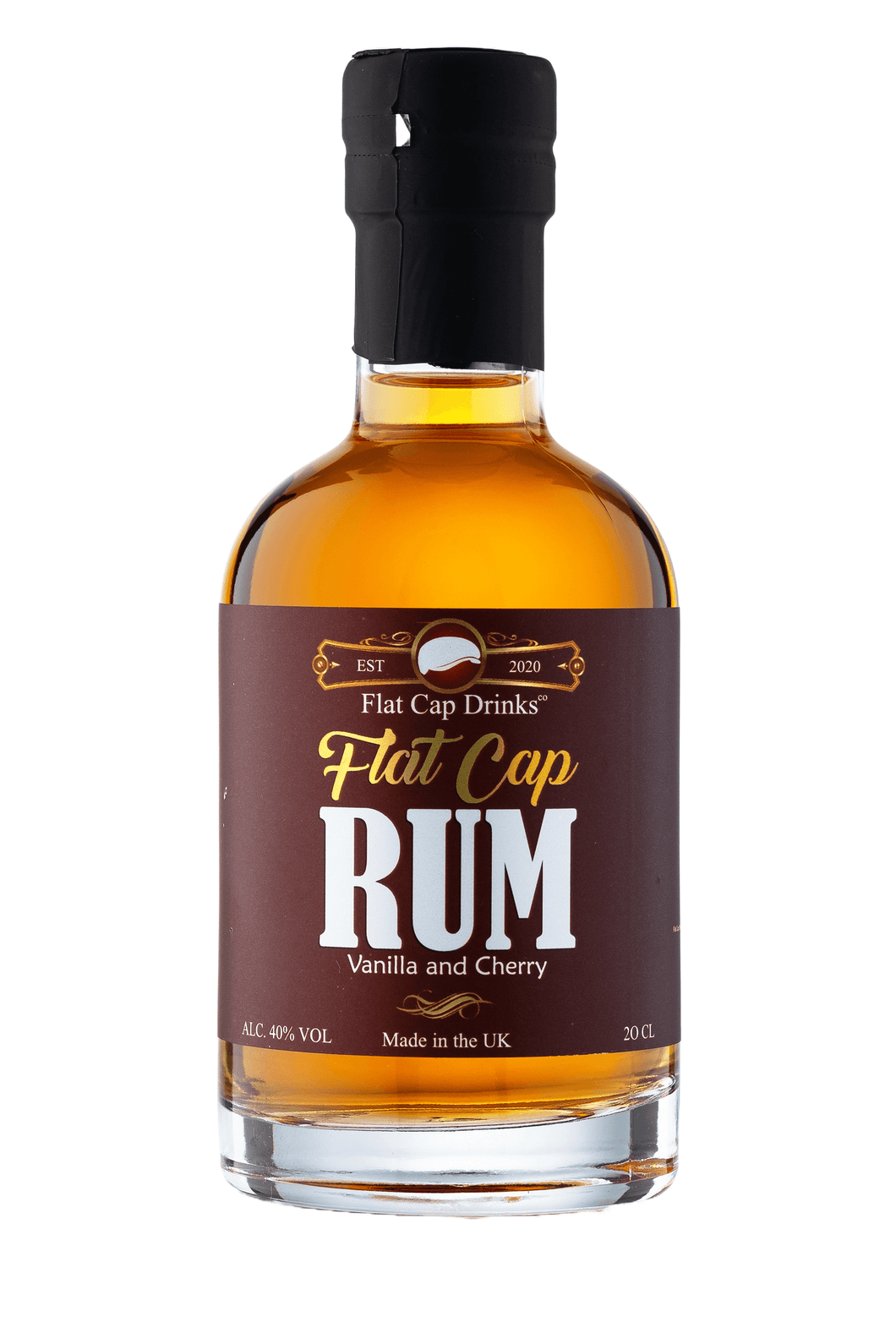 Flat Cap Rum - Vanilla and Cherry 20CL